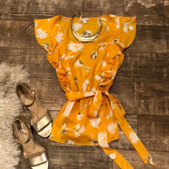 Banana Republic Tops - EUC Sz S Banana Republic flouncy sleeve top